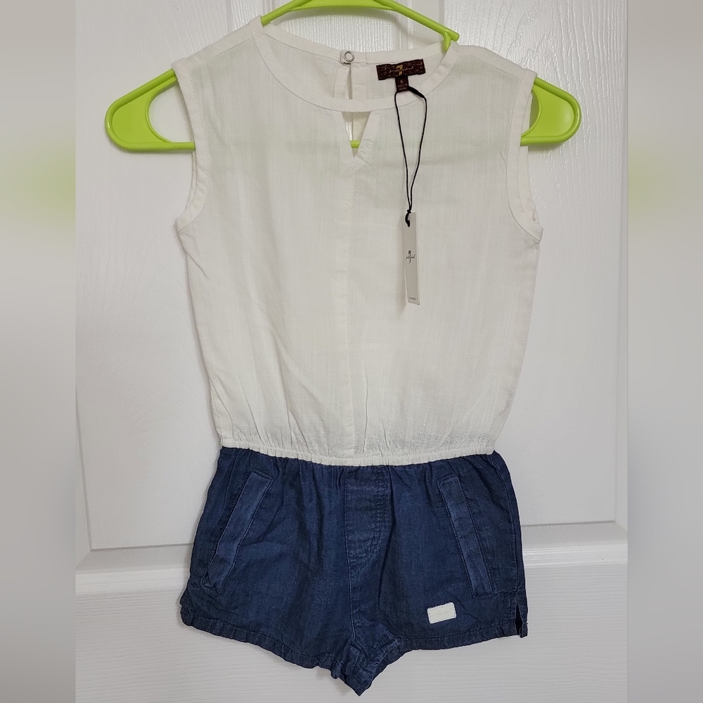 NWT‎ 7 for all mankind romper size 6